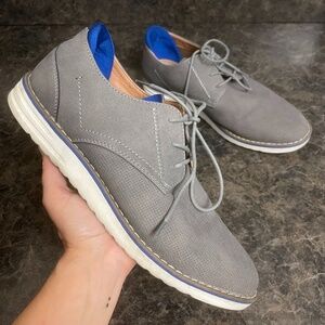 Madden M Calen Gray‎ Suede Oxford Shoes Men Size 9
